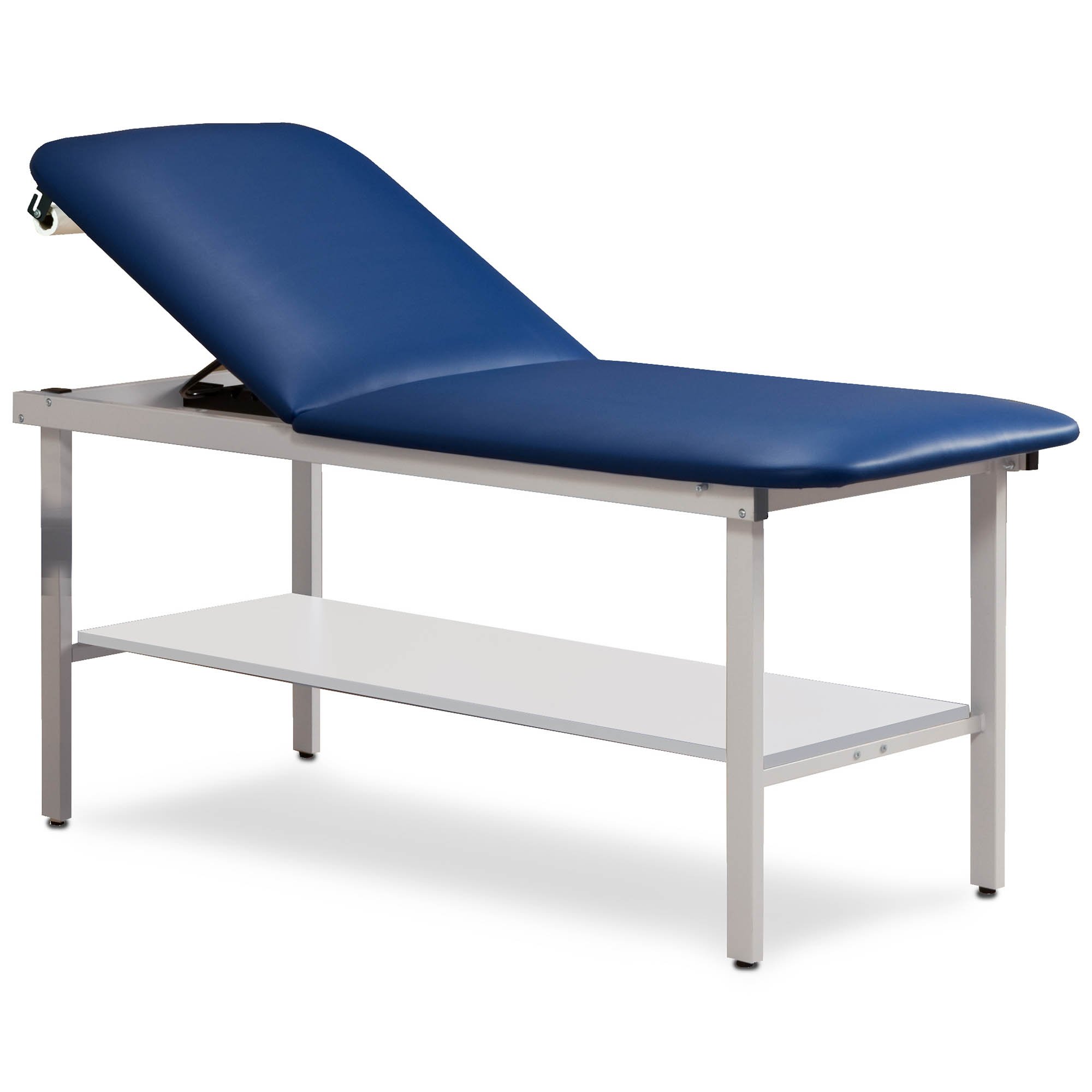 Table Treatment Alpha Series Treatment Table with Shelf 72 X 27 31 Inch Height 450 lbs. Weight Capacity by Clinton Industries  ID 3020-27